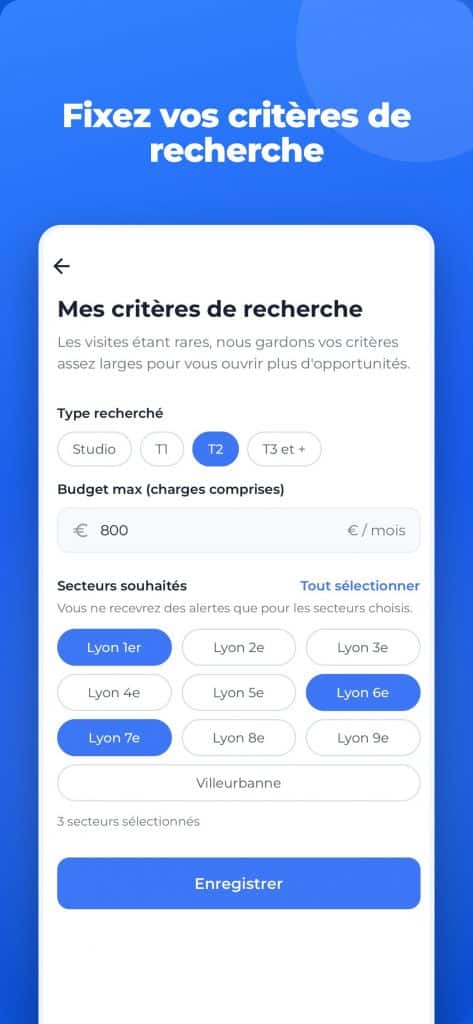 La vidéo commentée d'une visite dans l'application ProjetLocation
